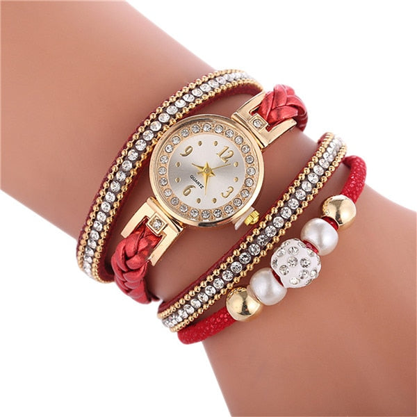 Relogio Bracelet Watches Women Wrap Around Fashion Bracelet