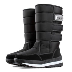 Men Boots Warm Mid-calf Snow Boots Winter Shoes Comfort Non-slip Platform