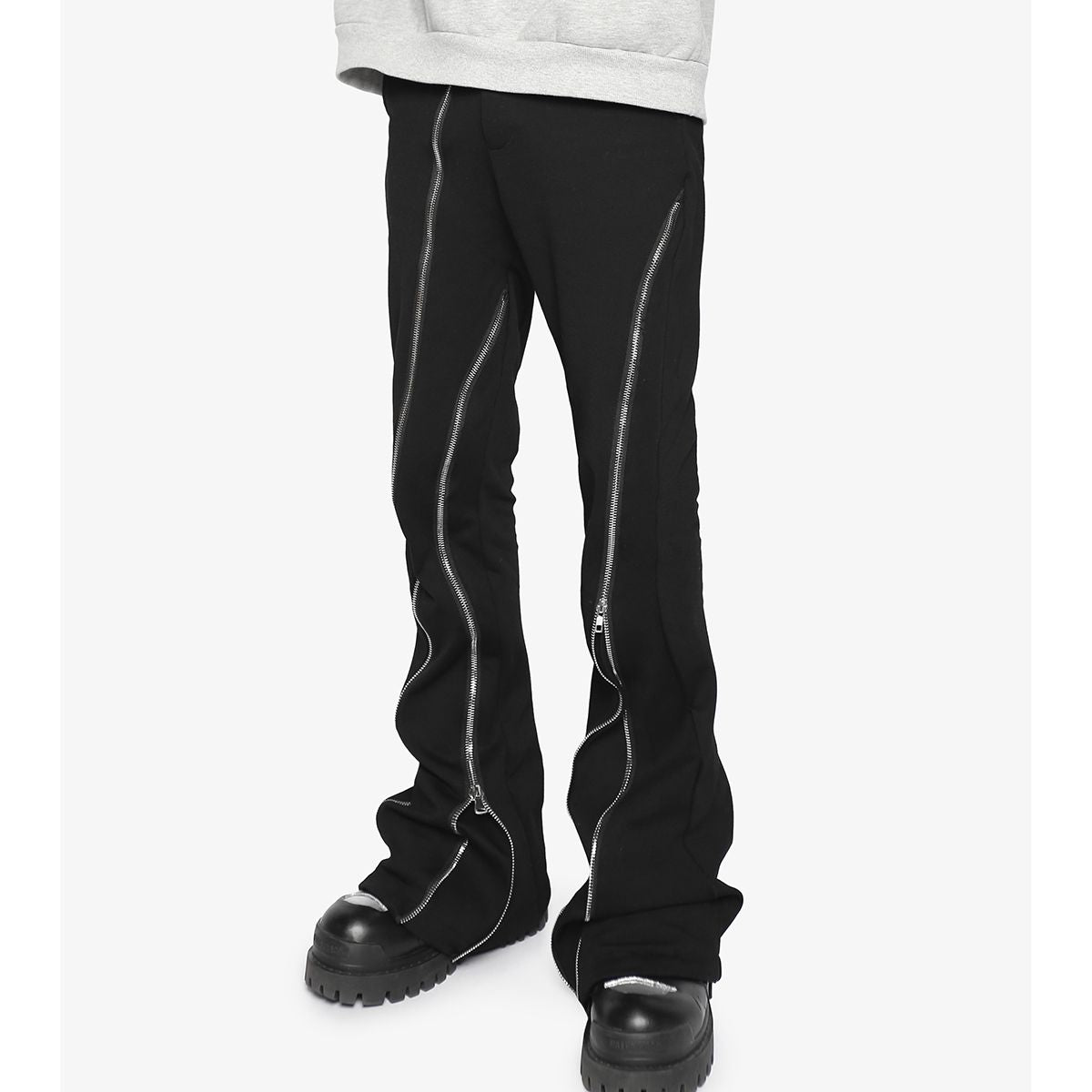 Zippers Cargo Pants Straight Casual Pants Trousers