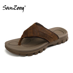 Men Slippers Outdoor Flip Flops Casual Shoes Beach Comfortable Slipper Sandals