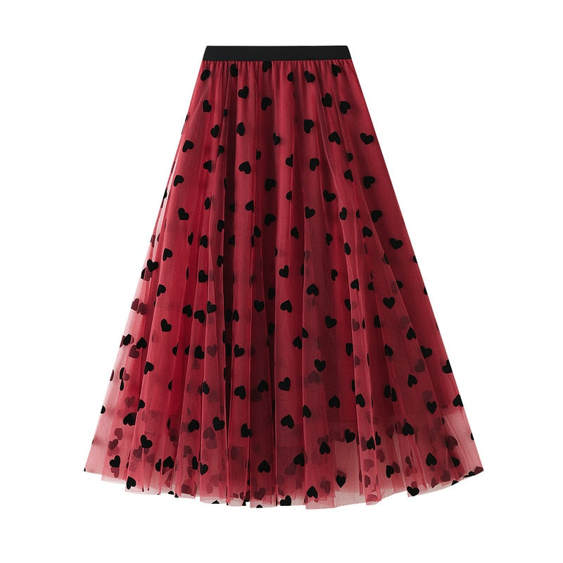 Style Geometric Print Y2K Skirt