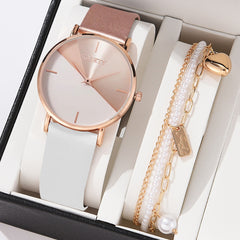 Gaiety Brand Women Watches Leather Rose Gold Dress Female