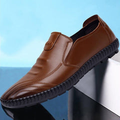 Men Loafers Comfortable Lightweigh Flat Footwear Breathable Slip on Shoes