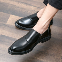 Business Flat Shoes Men Brand Designer Formal Dress Shoes Loafers Oxfords