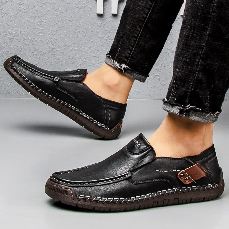 Men Casual Shoes Handmade Shoes Comfortable Breathable Loafers Sneakers