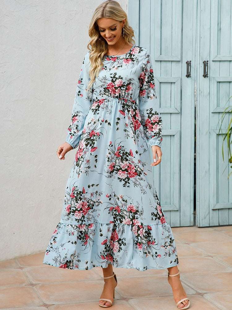 Floral Maxi Dresses For Women Summer Dress