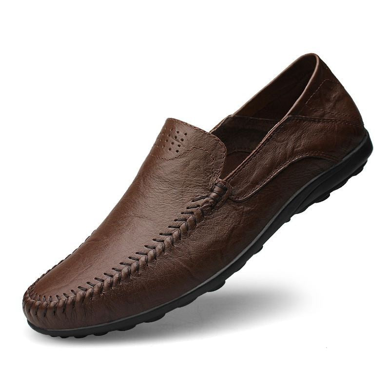 Men Shoes Casual Formal Loafers Breathable Slip on Boat Shoes