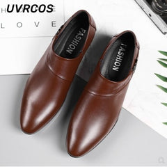 Formal Shoes Men Business Dress Casual Shoes Fashion Slip-On Shoes Low Top