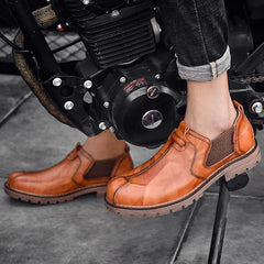 Men's Shoes Casual Loafers Designer Shoes Waterproof Motorcycle Shoes