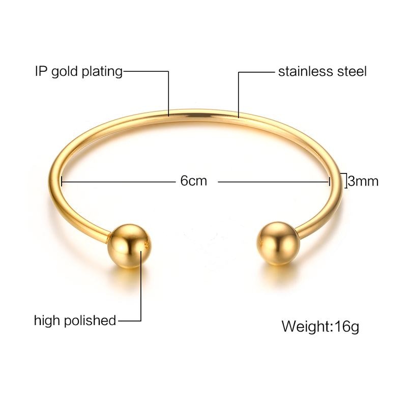 Trendy Round Circular Open Knot Cuff Bangle Bracelets