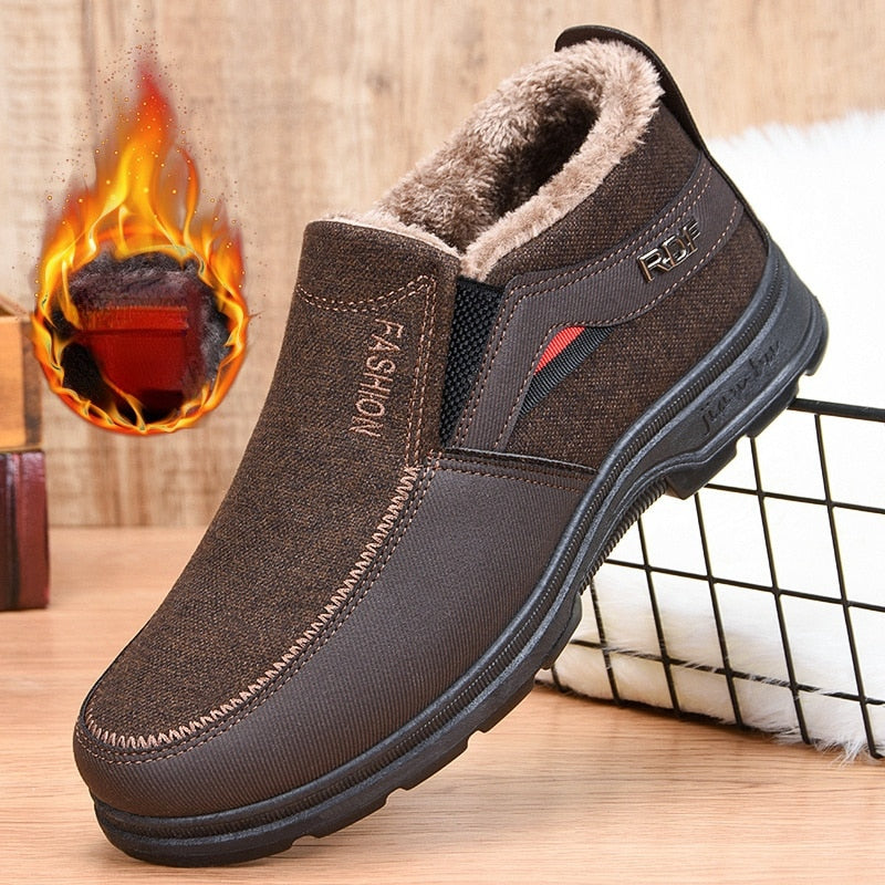 Men Winter Keep Warm Ankle Comfortable Outdoor Sneakers Sports Casual Shoes