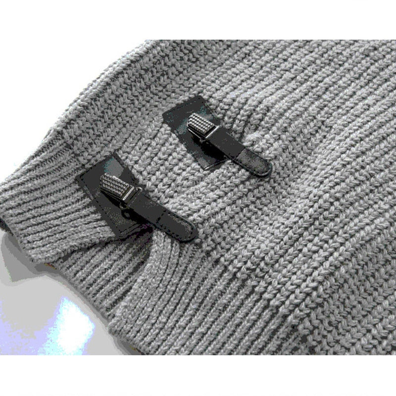 Men Turtleneck Sweater Pullover Shirts Clothing Knitting