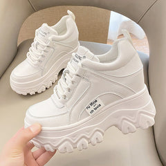 Women Platform Sneakers Warm Fur Plush Insole Ankle Boots