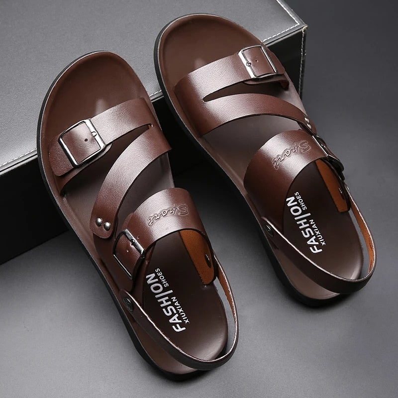 Men Sandals Double Summer Shoes Beach Shoes