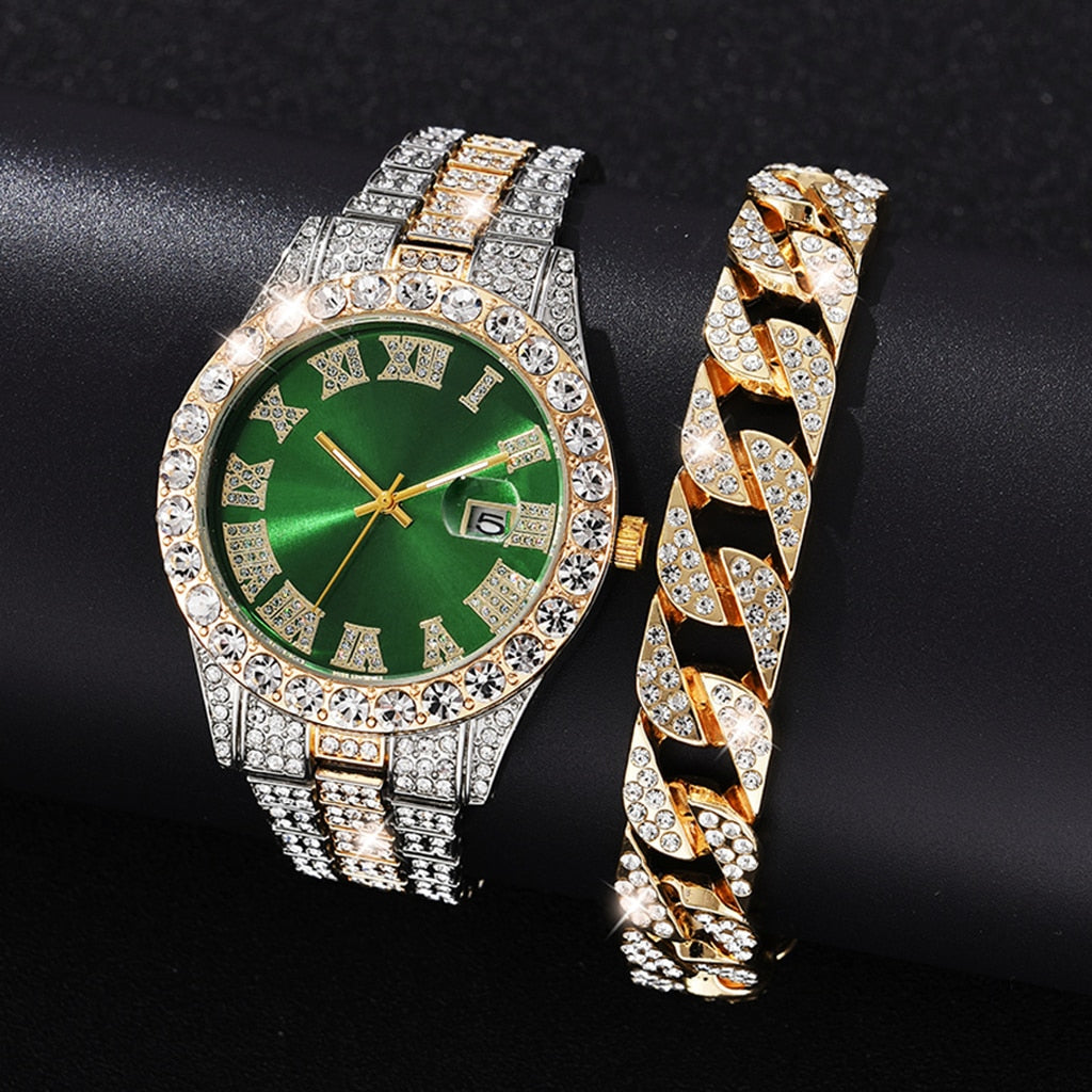 Diamond Women Watches Gold Watch Ladies Wrist Rhinestone