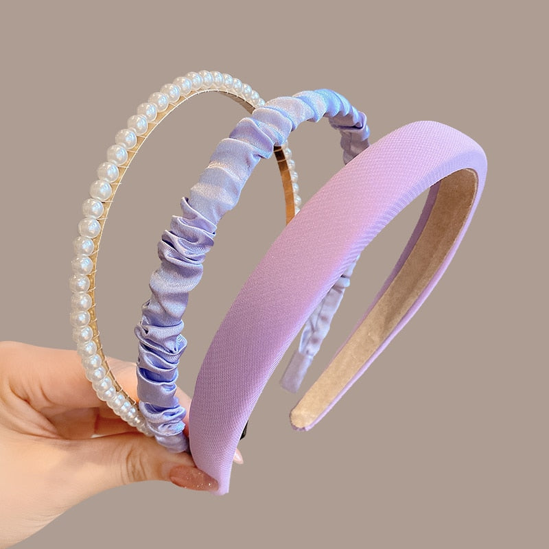 3/6/8PCS Set Fashion Women Cloth Hair Bands Headdress