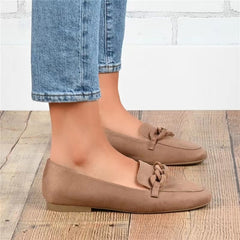 Spring new single shoes shallow mouth round versatile shoes