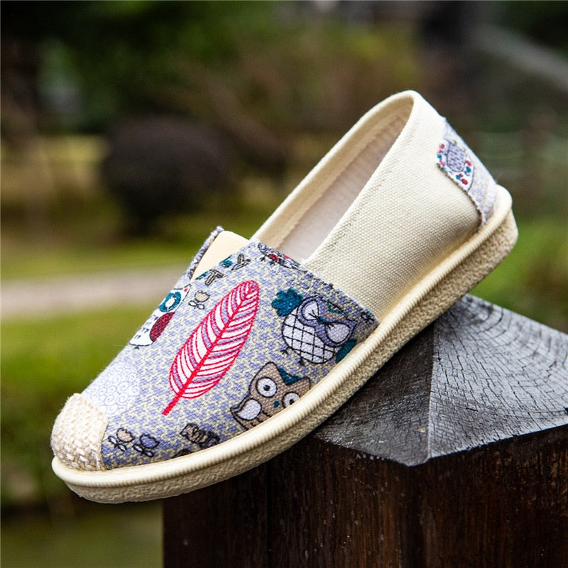 Canvas Shoes Outer Single Women Low-top Breathable