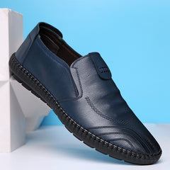 Men Loafers Comfortable Lightweigh Flat Footwear Breathable Slip on Shoes