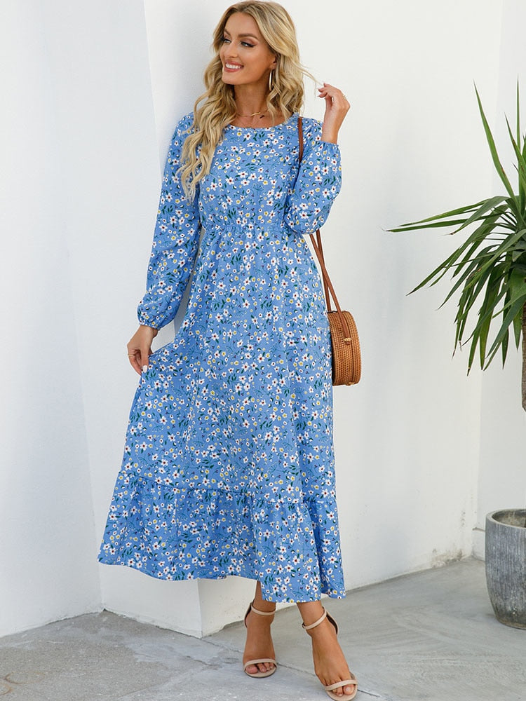 Floral Maxi Dresses For Women Summer Dress