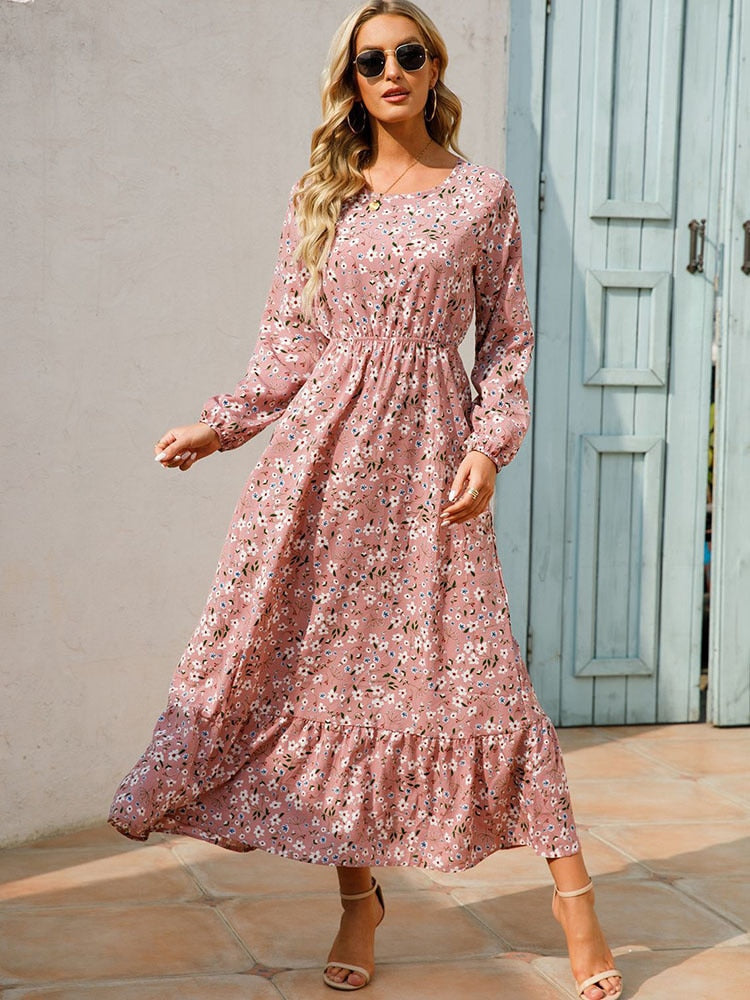 Floral Maxi Dresses For Women Summer Dress