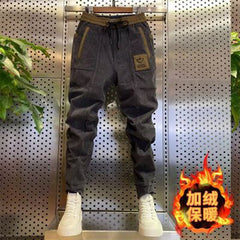 Sweatpants Men Baggy Joggers Streetwear Casual Fleece Pants Trousers