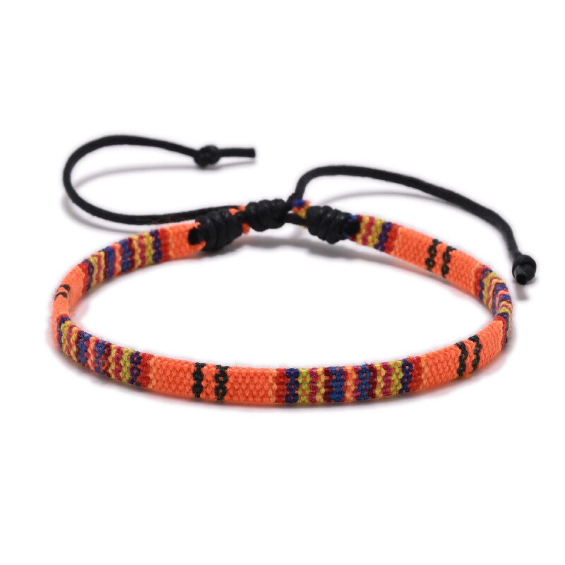 Anklets for Men And Women Braided Rainbow Foot