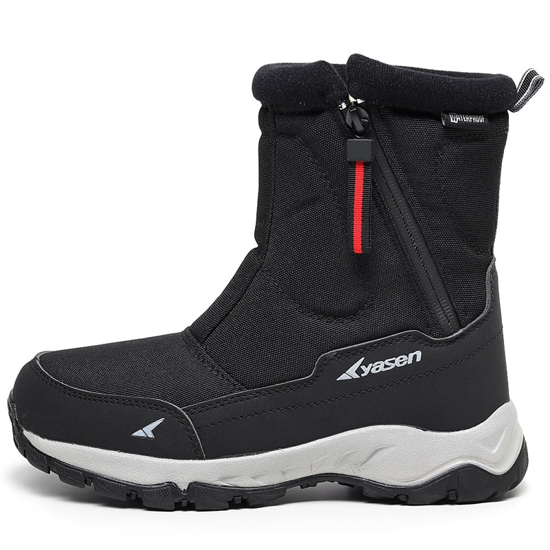 Men Boots Shoes Footwear Warm Fur Snow Boots