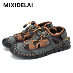 Men's Sandals Outdoor Soft Sandals Slides Handmade Sandals Outdoor Slippers