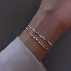 Double Layer Bracelet Beads Exquisite Simple Women Bracelet