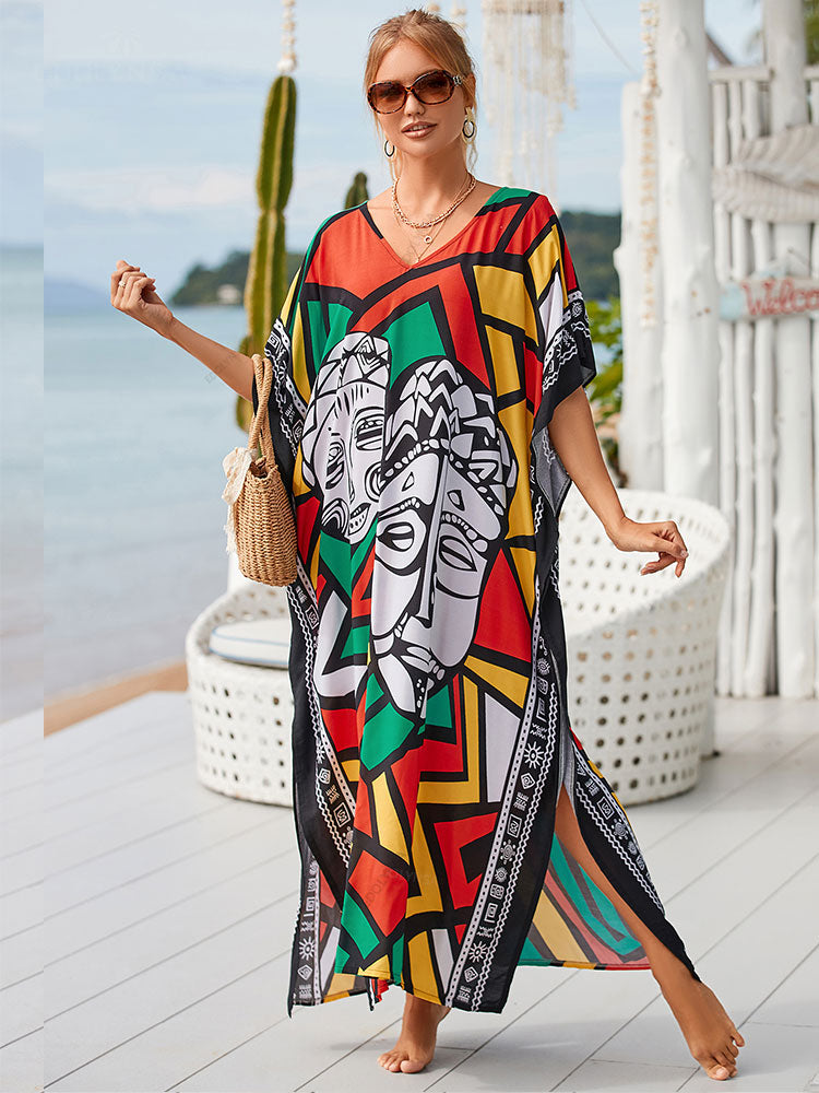 Long Beach Dress Cover-Ups  Beach Sarongs