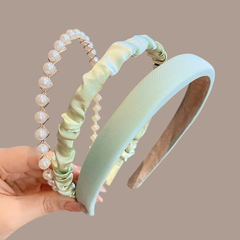 3/6/8PCS Set Fashion Women Cloth Hair Bands Headdress