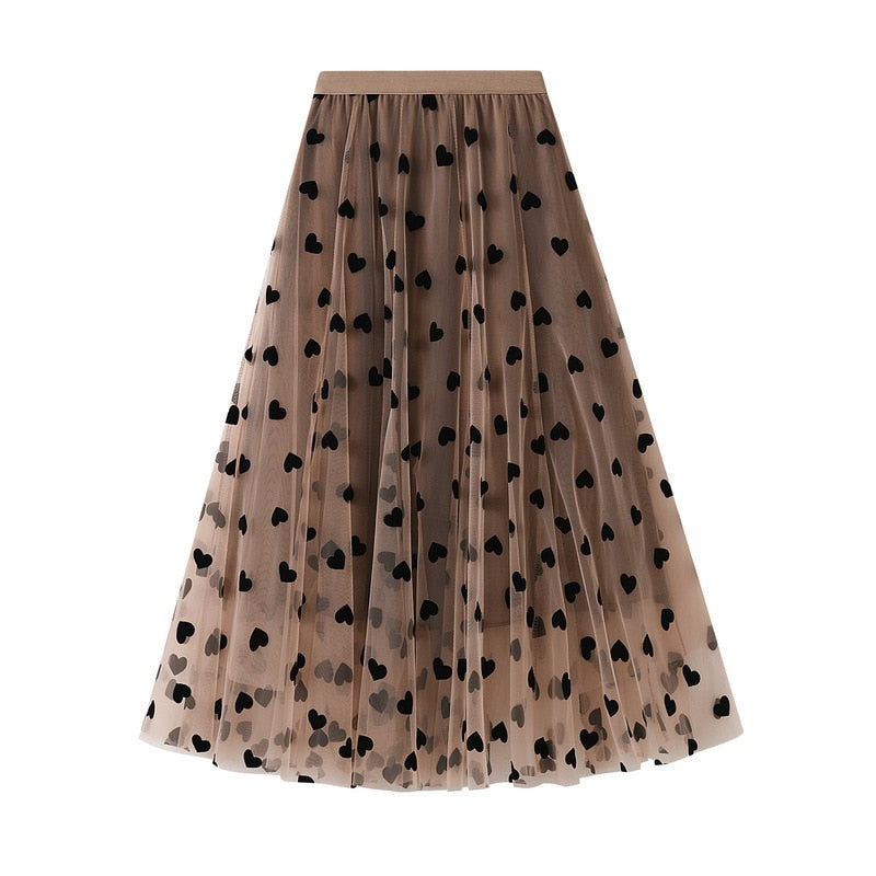 Style Geometric Print Y2K Skirt