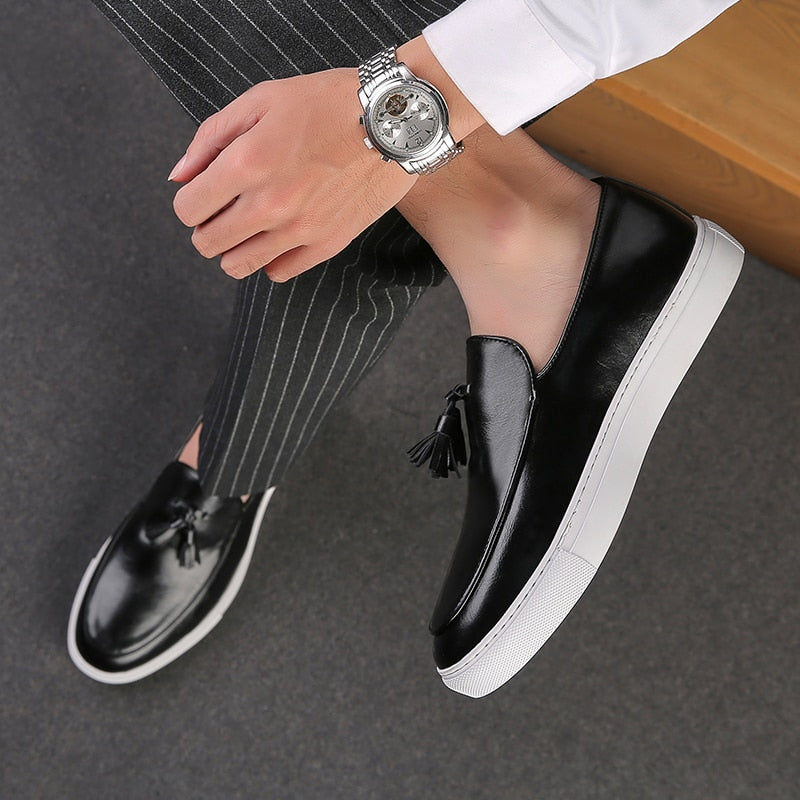 Men Casual Shoes Loafers Office Shoes Comfortable Slip on Shoes