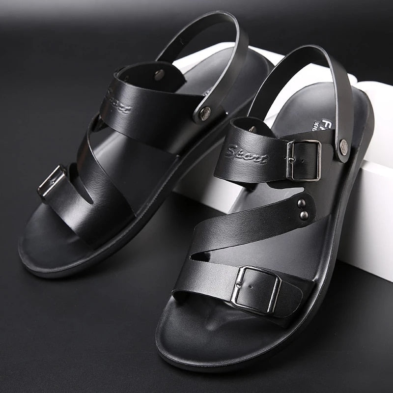 Men Sandals Double Summer Shoes Beach Shoes