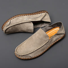 Men Loafers Cow Leather Casual Shoes For Man Soft Spring