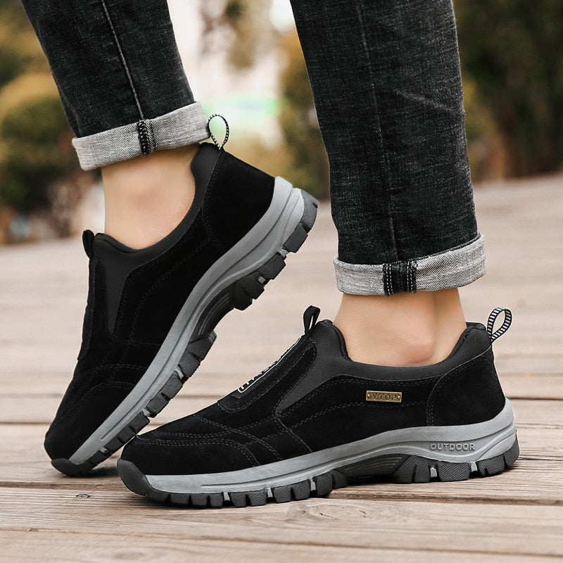 Men Sneakers Slip On Casual Shoes Breathable Anti-skid Walking Footwear