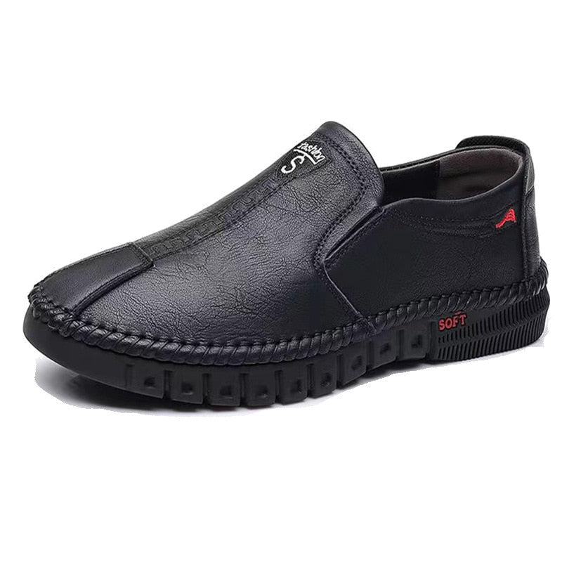 Men Casual Shoes Comfortable Shoes Soft Bottom Business Slip-on Flat Shoes