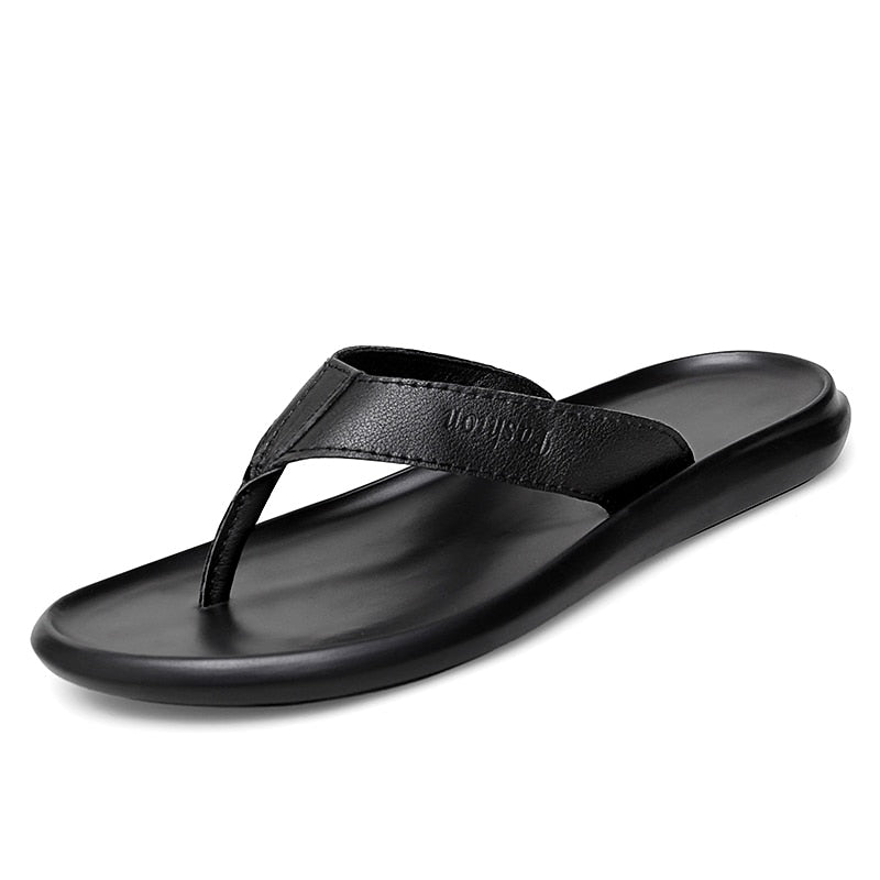 Men Flip Flops Soft Bottom Non-slip Slippers Casual Beach