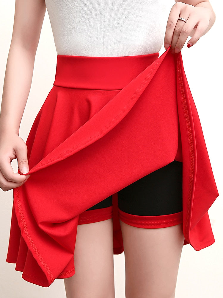 Shorts Skirts Women Summer Fashion School Style