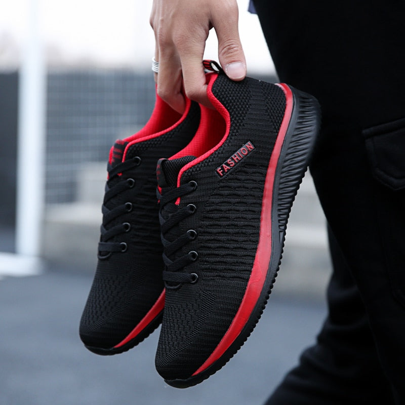 Men Sneakers Shoes Casual Knit Sneakers Breathable