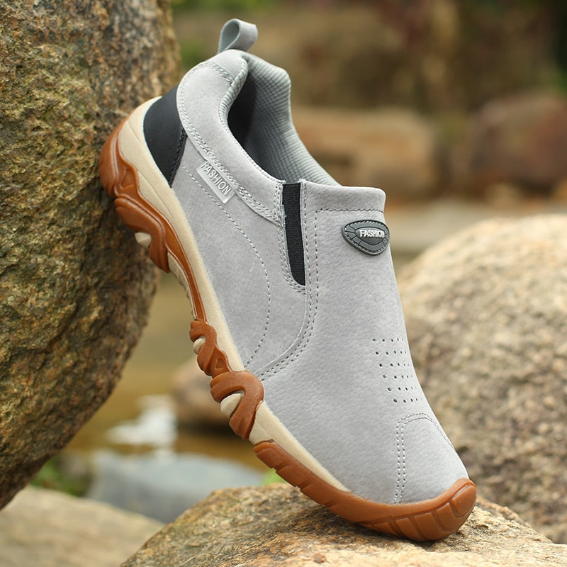 Men Casual Sneakers Breathable Outdoor Hiking Shoes Non-Slip