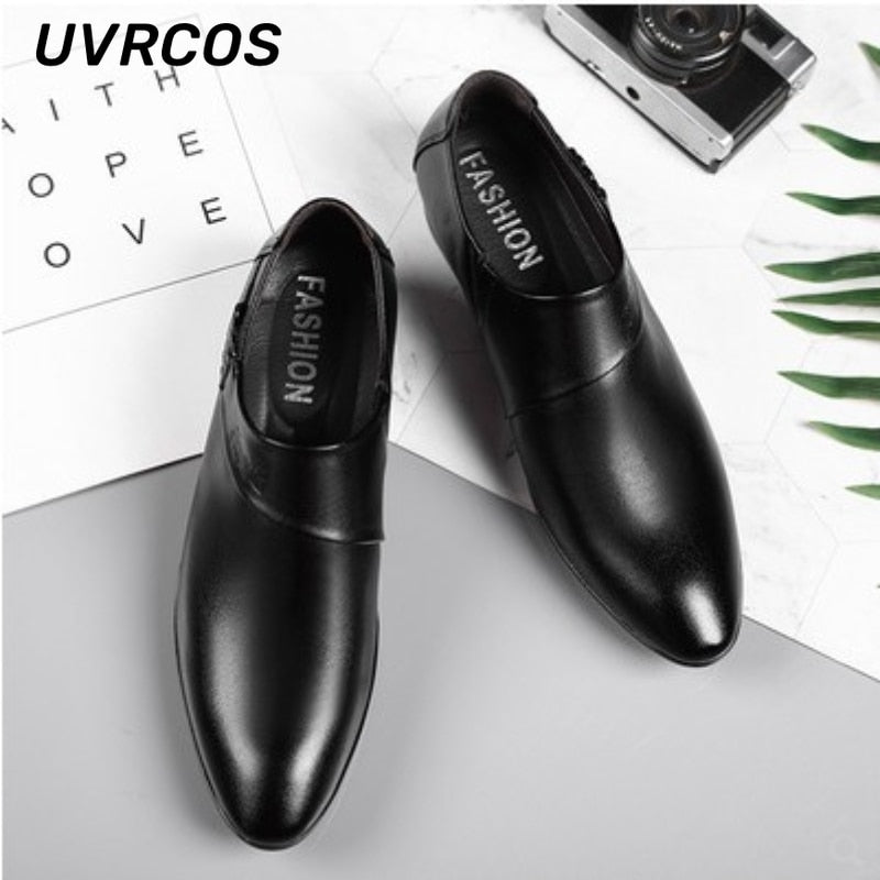 Formal Shoes Men Business Dress Casual Shoes Fashion Slip-On Shoes Low Top