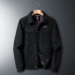 Men Winter Jacket Button Warm Jackets Windbreaker Autumn Cardigan