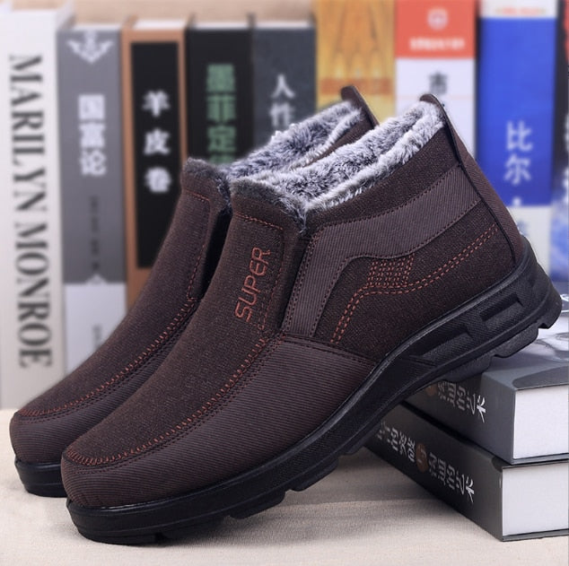 Men Winter Keep Warm Ankle Comfortable Outdoor Sneakers Sports Casual Shoes