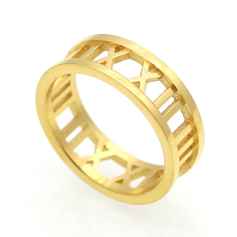 Handmade Eternity Promise Gold Color Crystal Ring