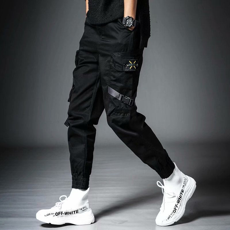 Joggers Cargo Pants Men Streetwear Hip Hop Punk Sports Wear