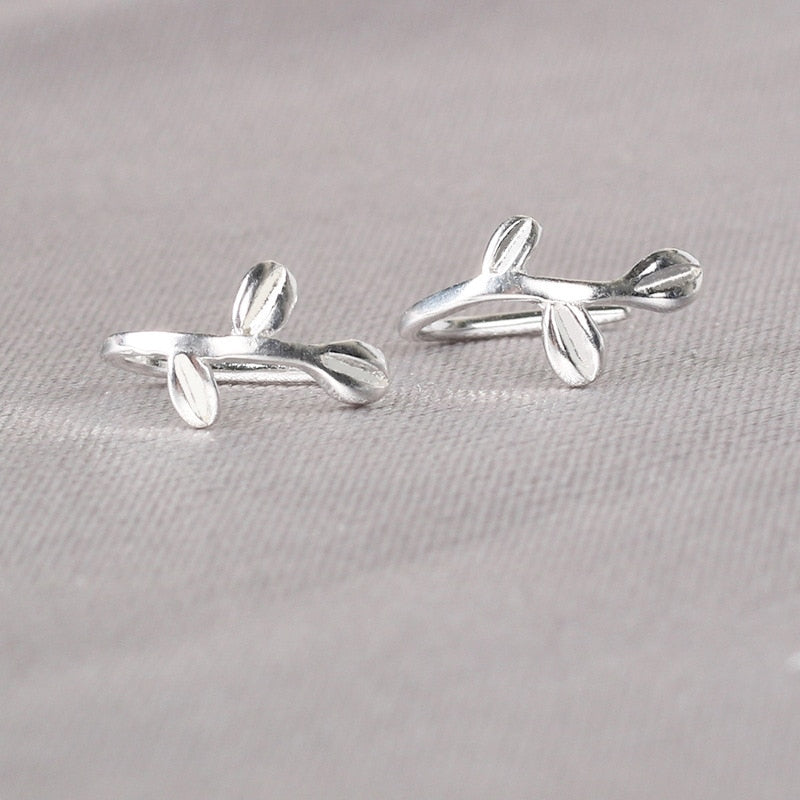 Silver Needles Lovely Mini Stud Earrings Women Cute Heart Star Moon