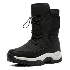 Snow Boots Warm Push Mid-Calf Boots Waterproof Non-slip Winter Boots