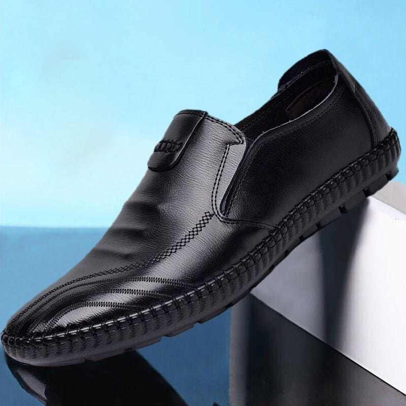 Men Loafers Comfortable Lightweigh Flat Footwear Breathable Slip on Shoes